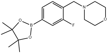 3-Fluoro-4-(N-morpholinomethyl)phenylboronic acid, pinacol ester