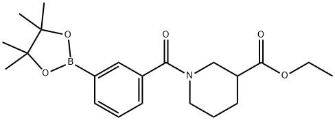 3-[3-(Ethoxycarbonyl)piperidine-1-carbonyl]phenylboronic acid pinacol ester