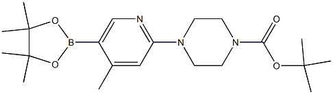 2-(4-Boc-piperazin-1-yl)-4-methylpyridine-5-boronic acid pinacol ester