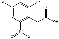 (2-Bromo-4-chloro-6-nitrophenyl)acetic acid