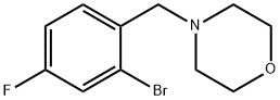 2-Bromo-4-fluoro-1-(morpholinomethyl)benzene