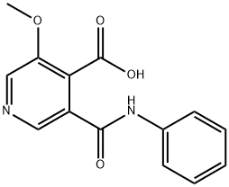 3-Methoxy-5-(phenylcarbamoyl)isonicotinic acid