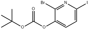 2-Bromo-6-iodopyridin-3-yl tert-butyl carbonate