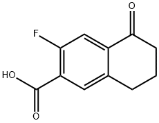 3-Fluoro-5-oxo-5,6,7,8-tetrahydronaphthalene-2-carboxylic acid