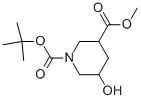 1-tert-butyl 3-methyl 5-hydroxypiperidine-1,3-dicarboxylate