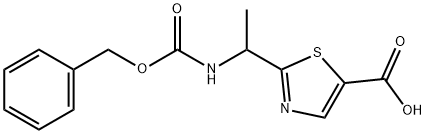 2-(1-{[(benzyloxy)carbonyl]amino}ethyl)-1,3-thiazole-5-carboxylic acid