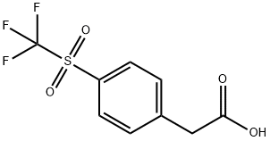 4-(Trifluoromethylsulfonyl)phenylacetic acid