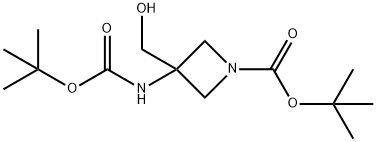 tert-butyl 3-{[(tert-butoxy)carbonyl]amino}-3-(hydroxymethyl)azetidine-1-carboxylate