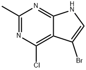 5-bromo-4-chloro-2-methyl-7H-pyrrolo[2,3-d]pyrimidine