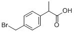 2-[4-(Bromomethyl)phenyl]propionic Acid