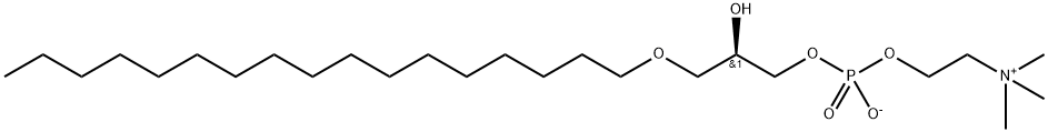 1-O-heptadecyl-2-hydroxy-sn-glycero-3-phosphocholine