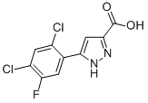 5-(2,4-Dichloro-5-fluorophenyl)-1h-pyrazole-3-carboxylic acid