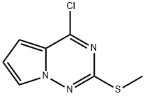 4-chloro-2-(methylsulfanyl)pyrrolo[2,1-f][1,2,4]triazine