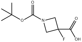 1-[(tert-butoxy)carbonyl]-3-fluoroazetidine-3-carboxylic acid