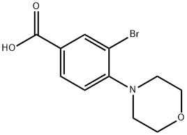 3-Bromo-4-morpholinobenzoic acid