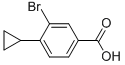 3-Bromo-4-cyclopropylbenzoic acid