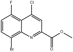 Methyl 8-bromo-4-chloro-5-fluoroquinoline-2-carboxylate