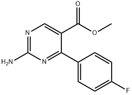Methyl 2-amino-4-(4-fluorophenyl)pyrimidine-5-carboxylate