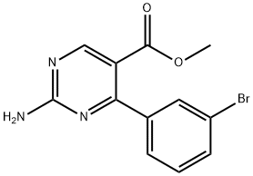 Methyl 2-amino-4-(3-bromophenyl)pyrimidine-5-carboxylate