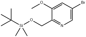 5-Bromo-2-((tert-butyldimethylsilyloxy)methyl)-3-methoxypyridine