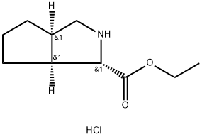 (1S,3aR,6aS)-Ethyl octahydrocyclopenta[c]pyrrole-1-carboxylate hydrochloride