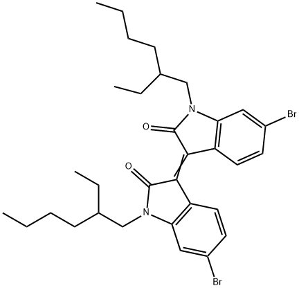 6,6'-Dibromo-1,1'-bis(2-ethylhexyl)-[3,3'-biindolinylidene]-2,2'-dione