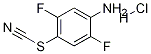2,5-Difluoro-4-thiocyanatoaniline, HCl