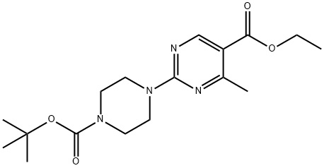 Ethyl 2-(4-(tert-butoxycarbonyl)piperazin-1-yl)-4-methylpyrimidine-5-carboxylate