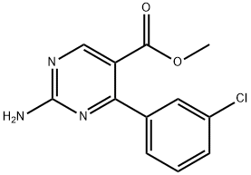 Methyl 2-amino-4-(3-chlorophenyl)pyrimidine-5-carboxylate