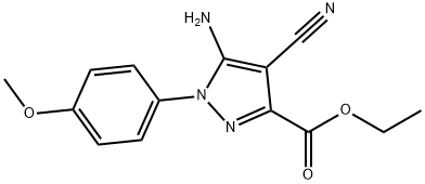 Ethyl 5-amino-4-cyano-1-(4-methoxyphenyl)pyrazole-3-carboxylate