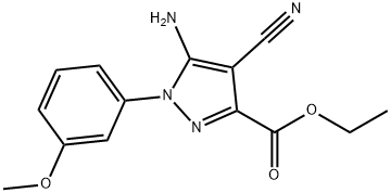 Ethyl 5-amino-4-cyano-1-(3-methoxyphenyl)pyrazole-3-carboxylate