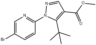 Methyl 1-(5-bromopyridin-2-yl)-5-tert-butylpyrazole-4-carboxylate