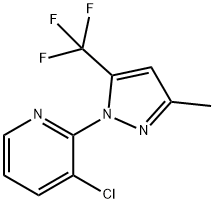 3-Chloro-2-(3-methyl-5-(trifluoromethyl)pyrazol-1-yl)pyridine