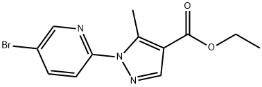 Ethyl 1-(5-bromopyridin-2-yl)-5-methylpyrazole-4-carboxylate