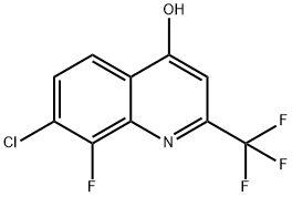 7-Chloro-8-fluoro-2-(trifluoromethyl)quinolin-4-ol
