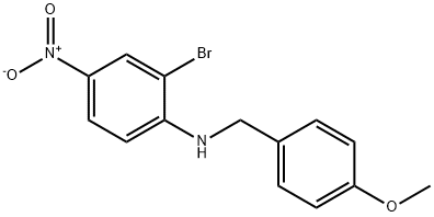 N-(4-methoxybenzyl) 2-bromo-4-nitroaniline