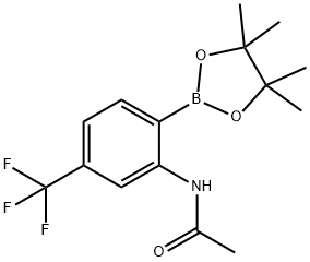 2-Acetamido-4-(trifluoromethyl)phenylboronic acid, pinacol ester