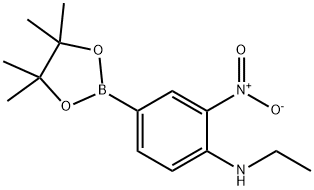 4-Ethylamino-3-nitrophenylboronic acid, pinacol ester