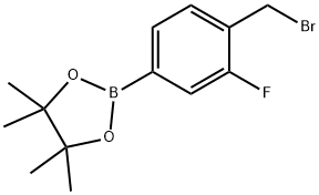 4-Bromomethyl-3-fluorophenylboronic acid, pinacol ester