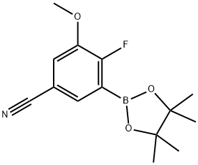 5-Cyano-2-fluoro-3-methoxyphenylboronic acid, pinacol ester