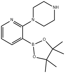 2-Piperazinylpyridine-3-boronic acid pinacol ester