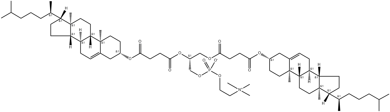 1,2-dicholesterylhemisuccinoyl-sn-glycero-3-phosphocholine