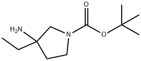 tert-butyl 3-amino-3-ethylpyrrolidine-1-carboxylate