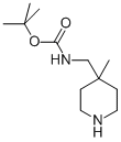 tert-butyl N-[(4-methylpiperidin-4-yl)methyl]carbamate