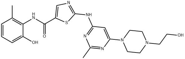 5-thiazolecarboxamide, 2-[[6-[4-(2-hydroxyethyl)-1-piperazinyl]-2-methyl-4-pyrimidinyl]amino]-n-(2-hydroxy-6-methylphenyl)-