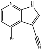 4-Bromo-1H-pyrrolo[2,3-b]pyridine-3-carbonitrile