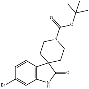 tert-butyl 6-bromo-2-oxo-1,2-dihydrospiro[indole-3,4'-piperidine]-1'-carboxylate