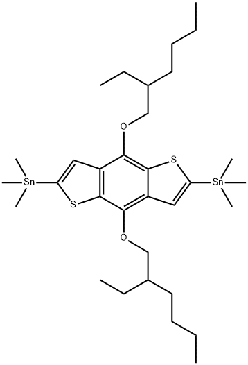 4,8-Bis[(2-ethylhexyl)oxy]-2,6-bis(trimethylstannyl)benzo[1,2-b4,5-b']dithiophene