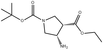 1-tert-butyl 3-ethyl (3S,4S)-4-aminopyrrolidine-1,3-dicarboxylate