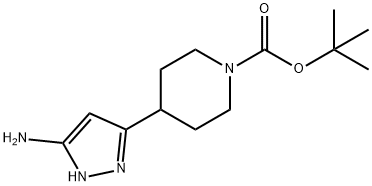 tert-butyl 4-(3-amino-1H-pyrazol-5-yl)piperidine-1-carboxylate